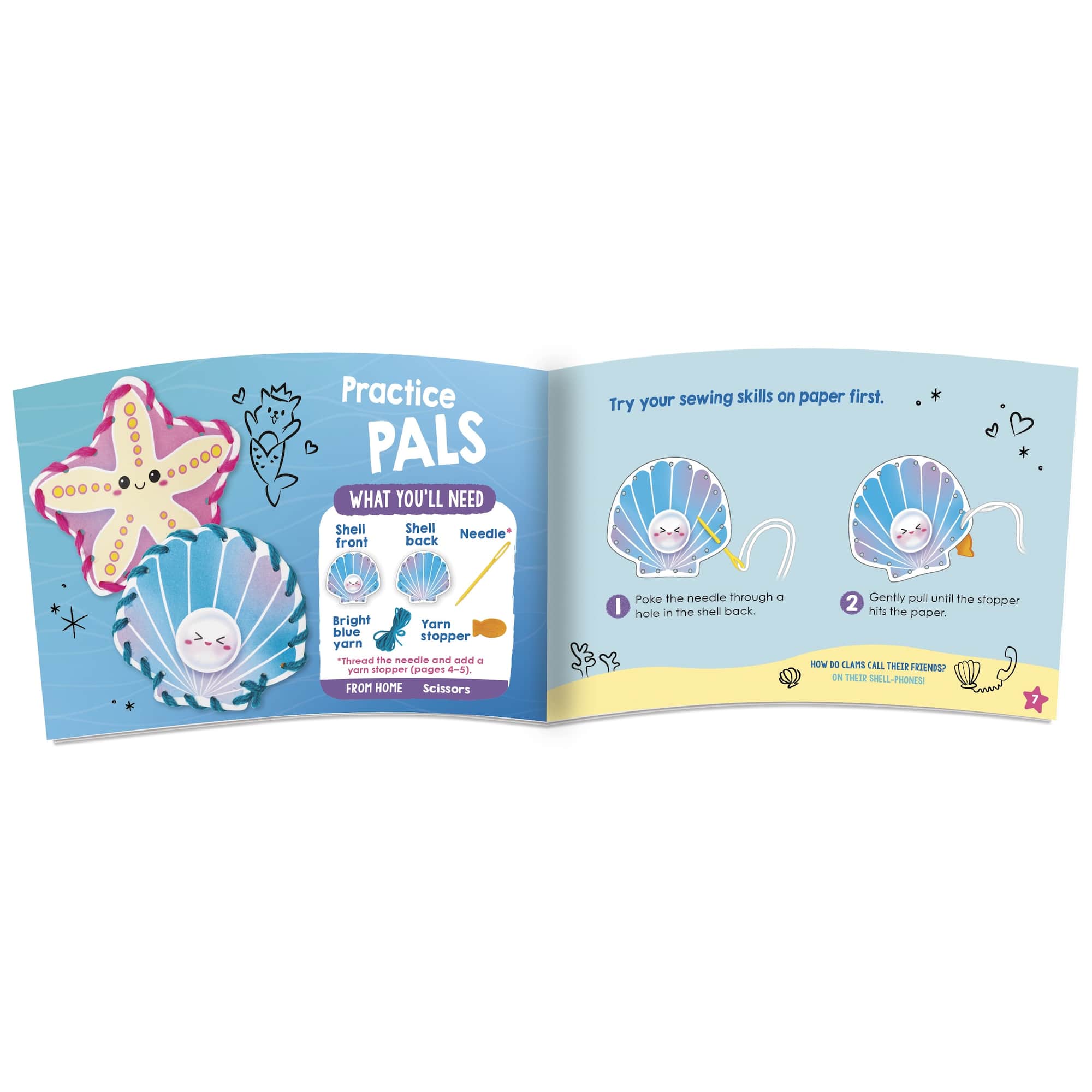 Klutz® Jr. My Cat Mermaid & Friends Book & Craft Kit